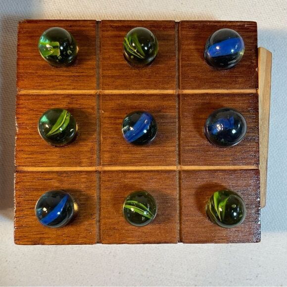 Vintage Old school parlor games for learning a dummy and DELUXE tic tax toe - Picture 14 of 14